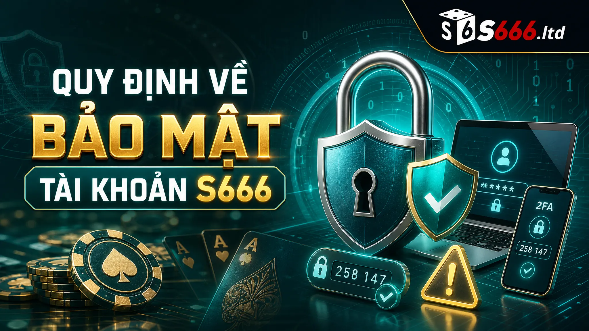 Quy Định Tài Khoản S666 – Điều Kiện Đăng Ký, Bảo Mật Và Sử Dụng 3 Quy định về bảo mật tài khoản S666